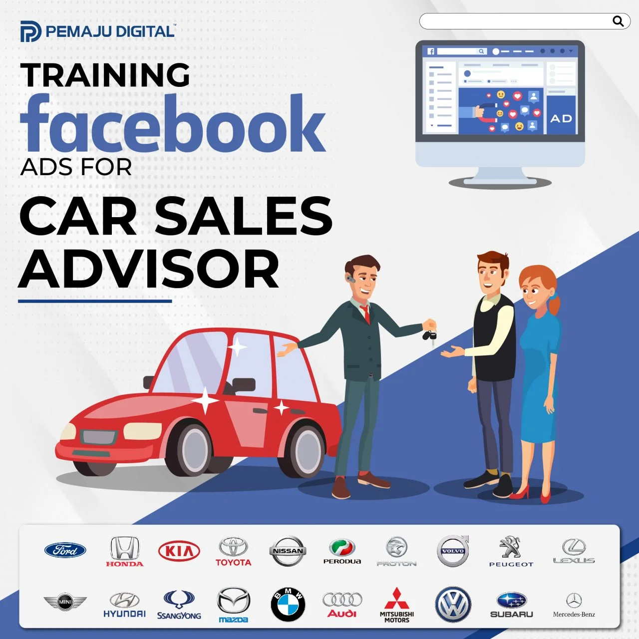 We will teach Facebook Ads for Car Sales Advisor