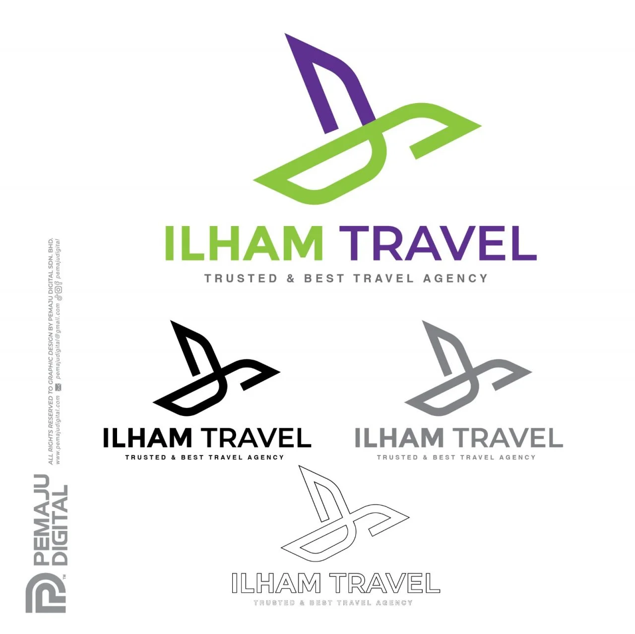 We will design Full Corporate Identity for Travel Agency