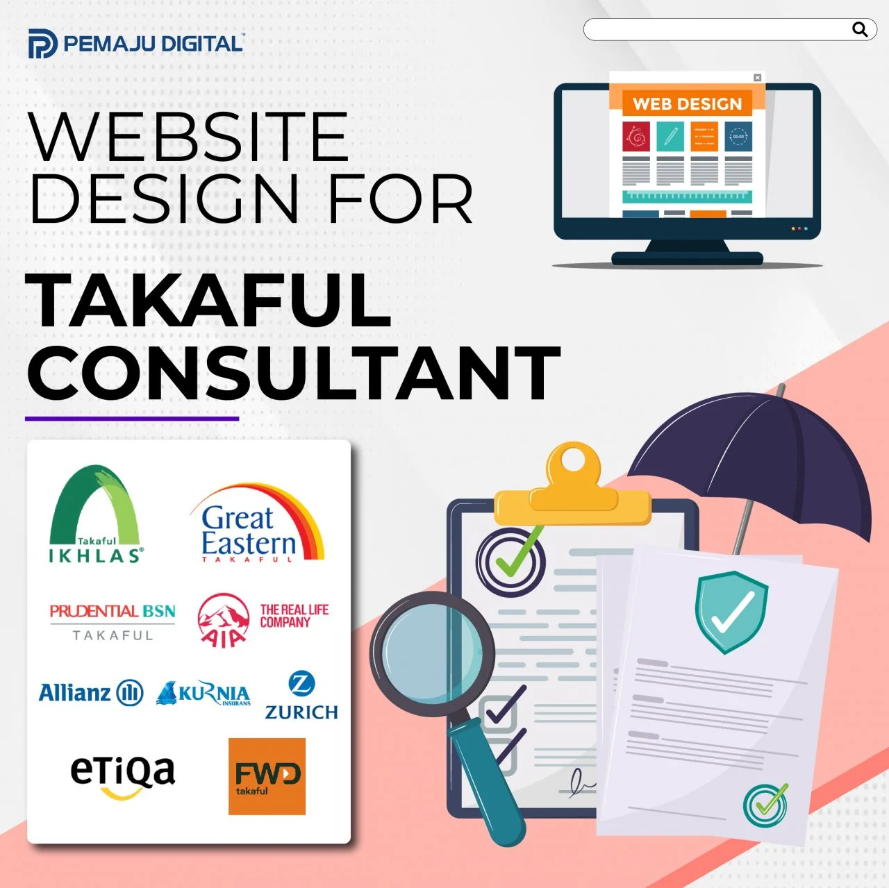 We will design awesome website for Takaful Consultant in 2 days
