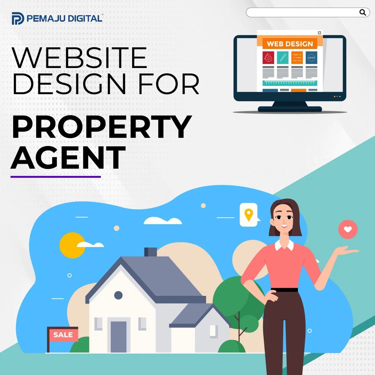 We will design awesome website for Property Agent in 2 days