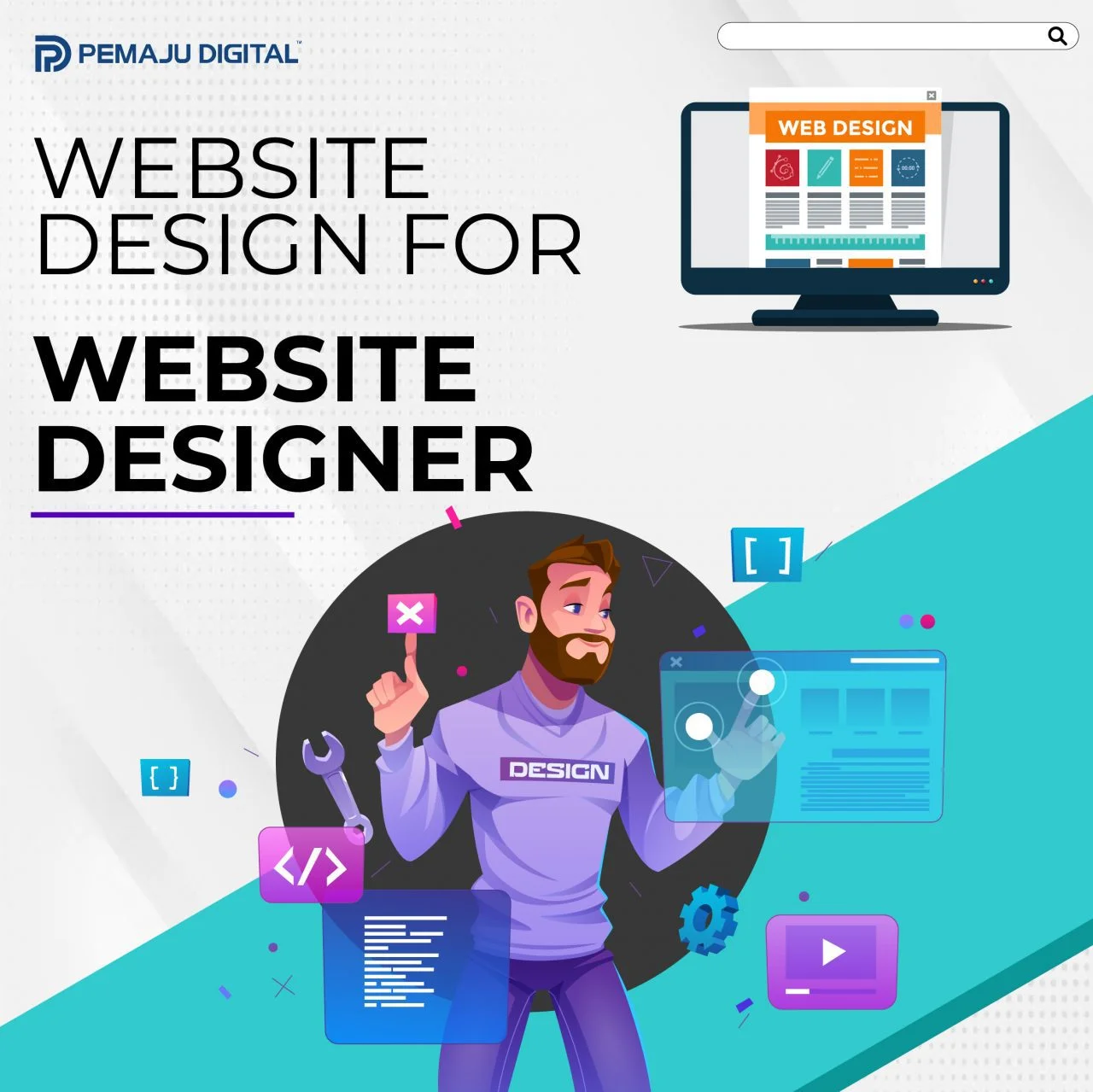 We will design awesome website for Website Designer in 2 days