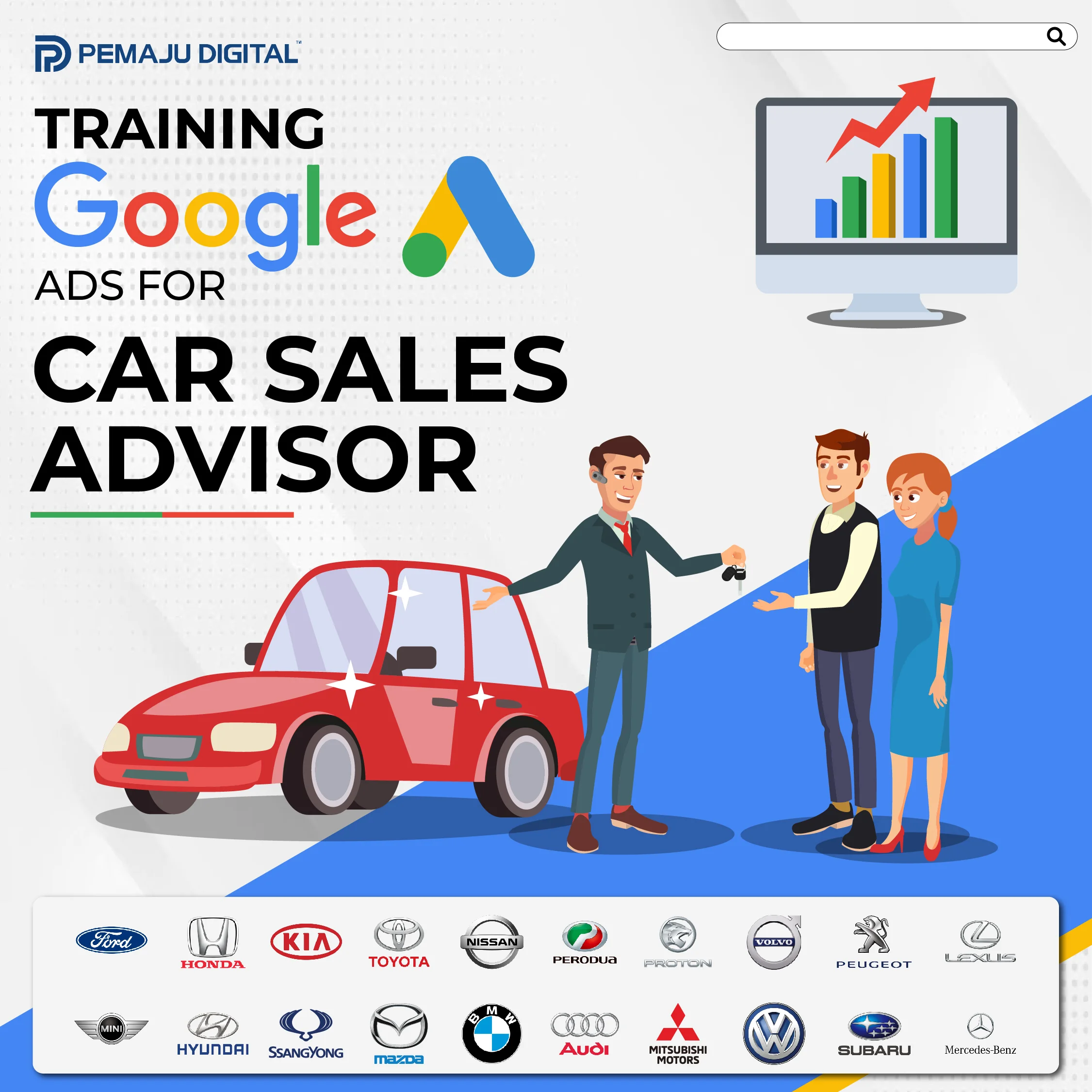 We will teach Google Ads for Car Sales Advisor