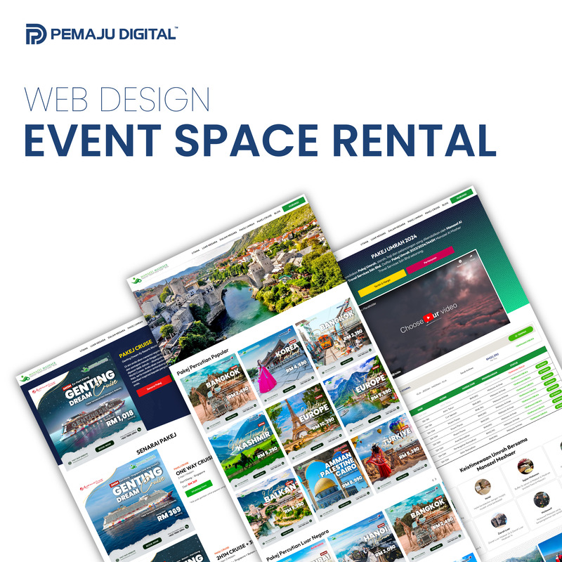 Web Design & Development - Event Space Rental