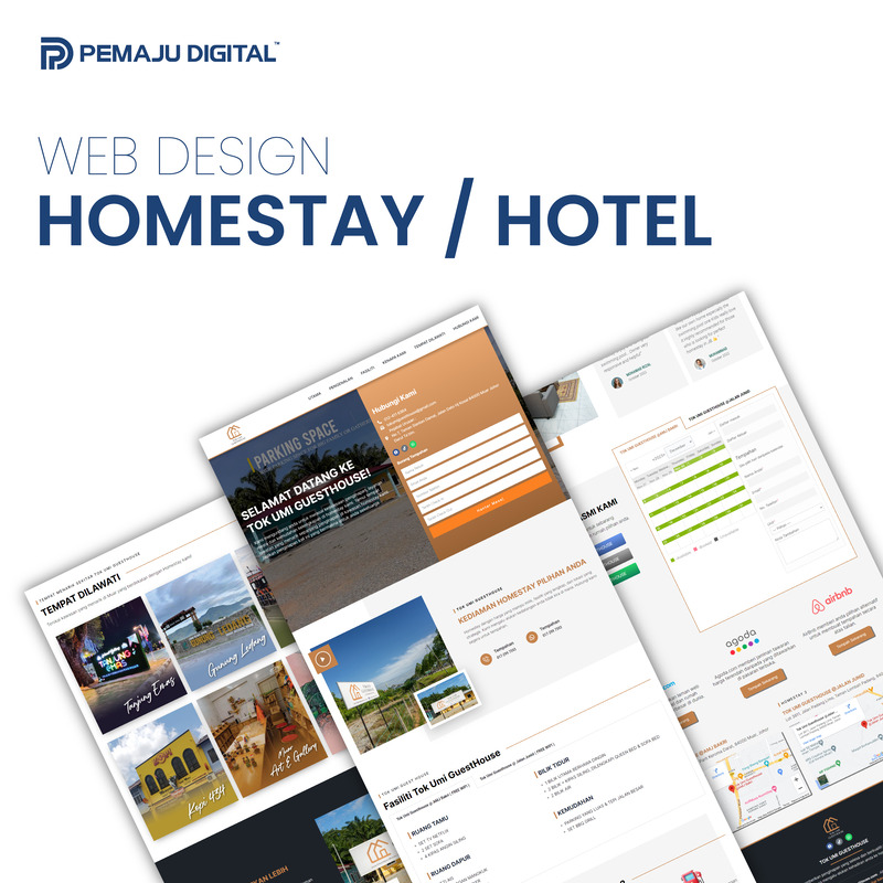 Web Design & Development - Homestay / Hotel