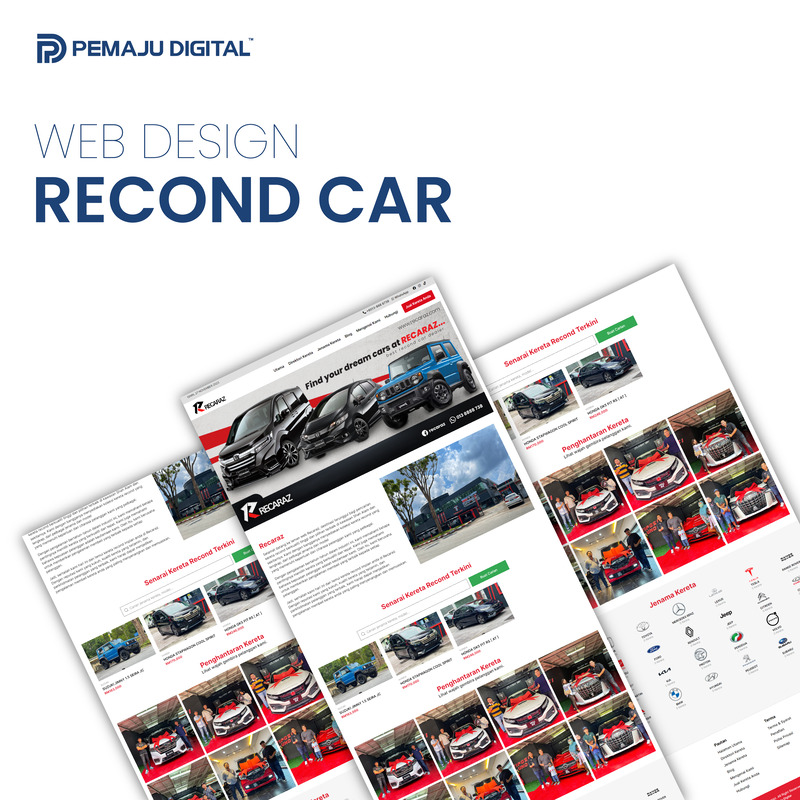 Web Design & Development - Recond Car