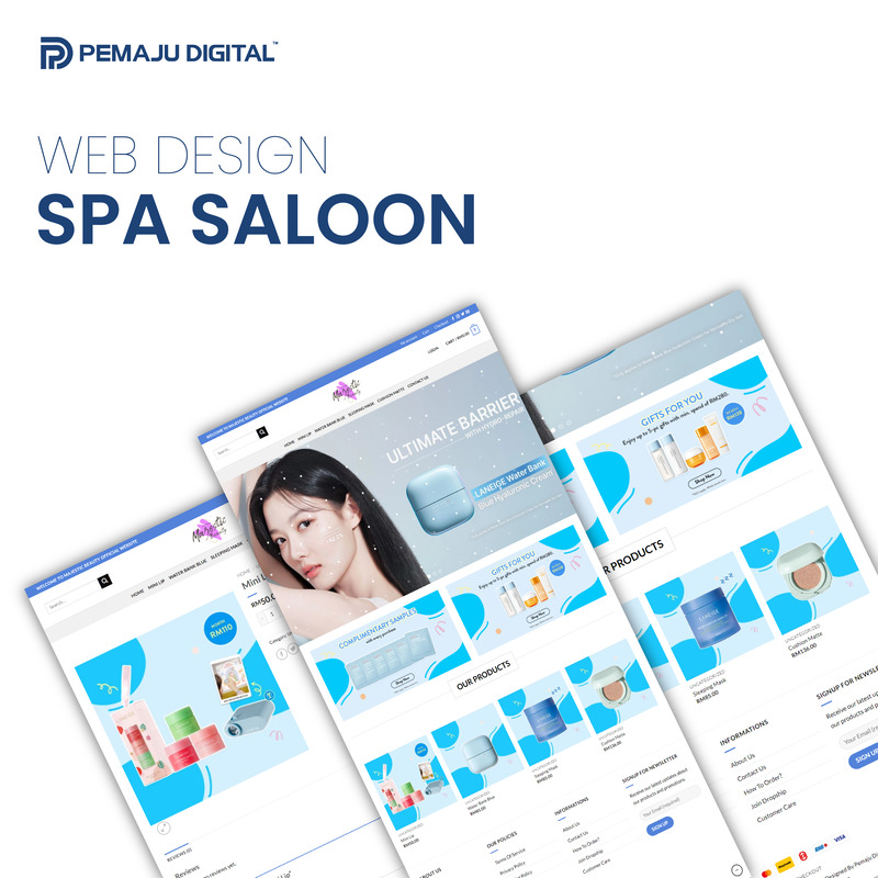Web Design & Development - Spa / Saloon 
