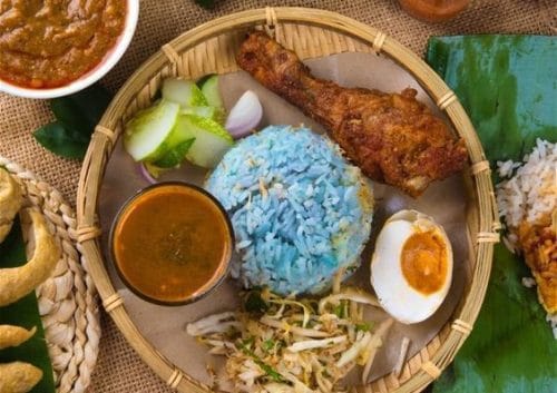 Khasiat Bunga Telang - Nasi Kerabu